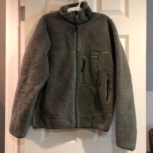 Olive Green Patagonia Fleece